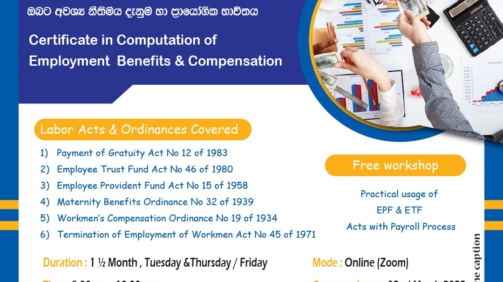 Certificate Course in Computation of Benefits